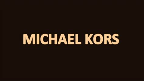 michael kors aussprache|how to say michael kors.